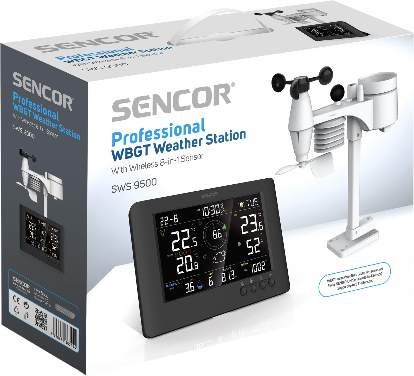 Метеостанція Sencor SWS9500фото