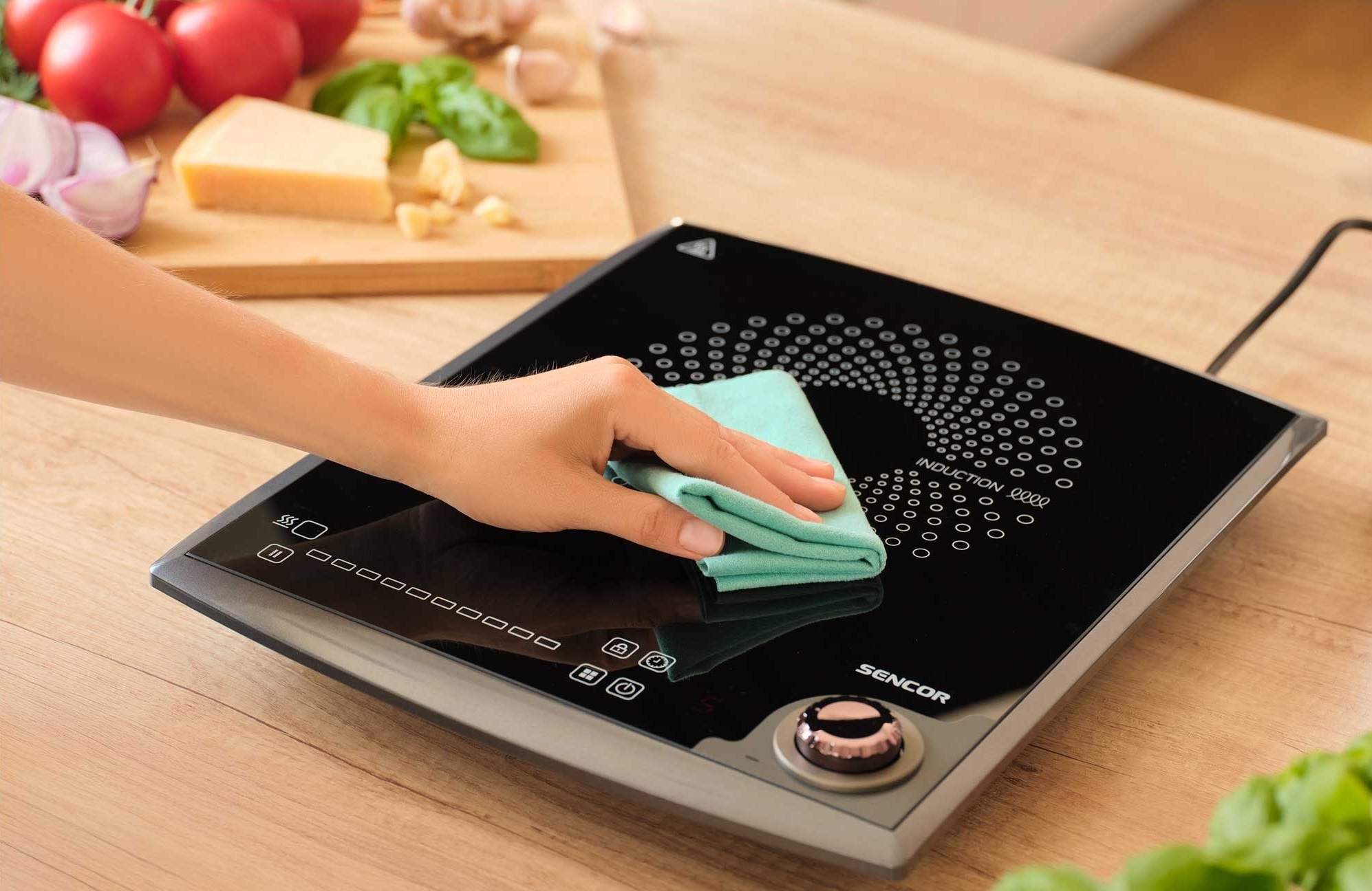 Плита настольная индукционная Sencor SCP3414GY фото 9