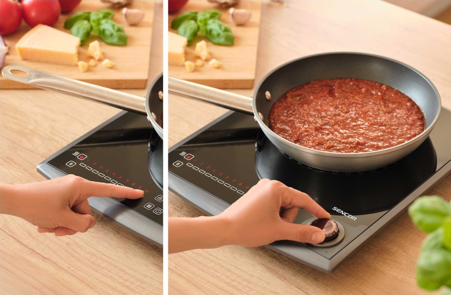 Плита настольная индукционная Sencor SCP3414GY фото