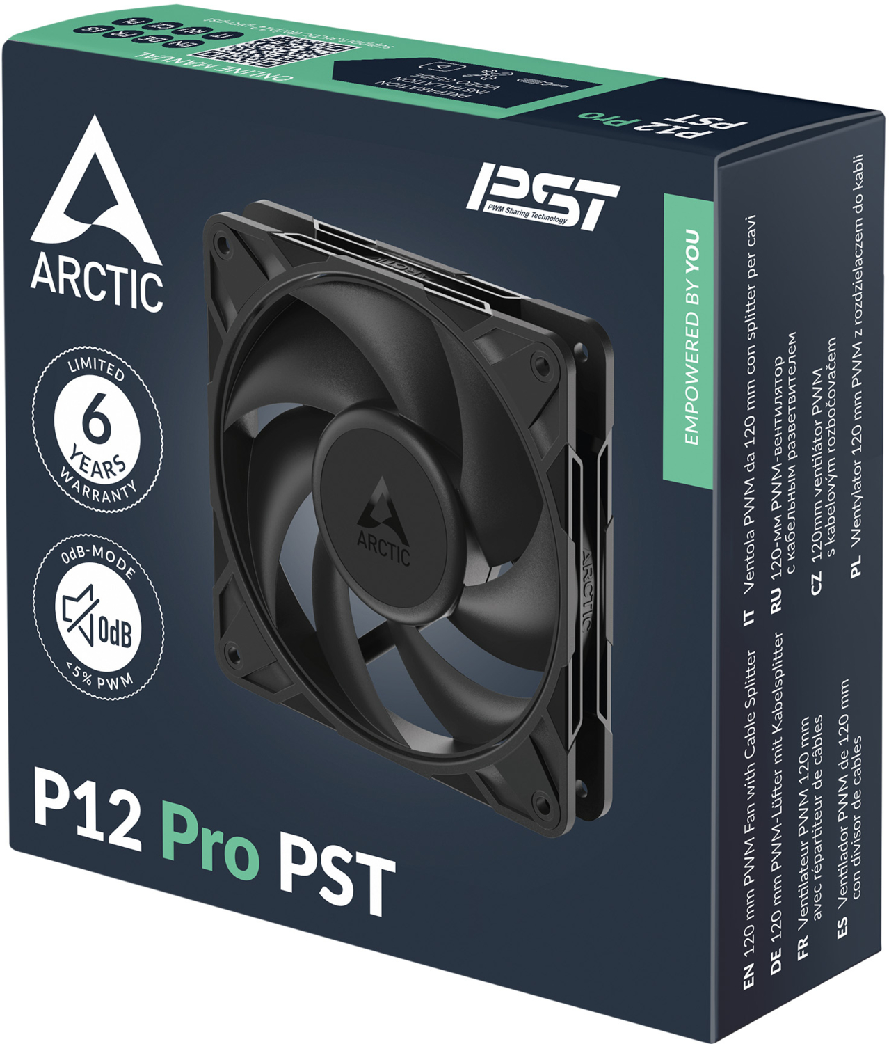 Корпусний вентилятор ARCTIC P12 Pro PST Black (ACFAN00306A)фото