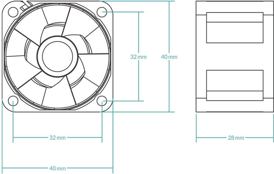 Комплект серверних вентиляторів ARCTIC S4028-15K (ACFAN00274A)фото