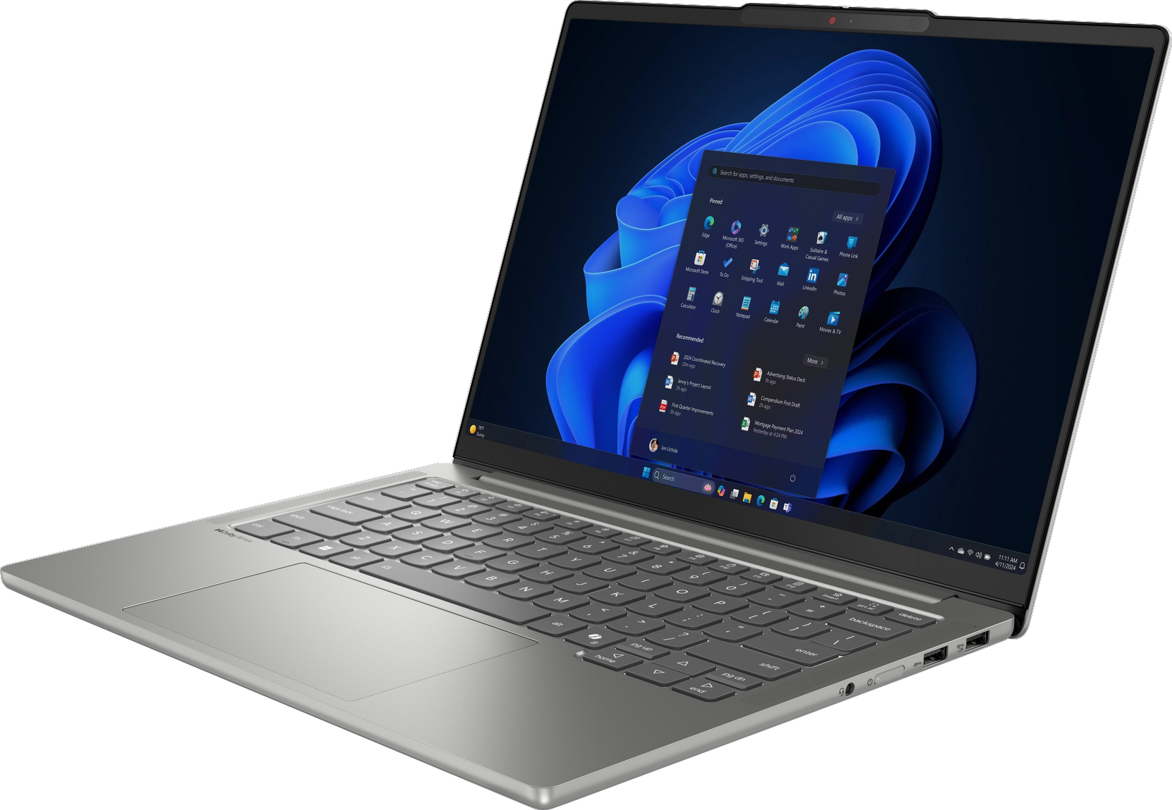 Ноутбук LENOVO IdeaPad Pro 5 14IAH10 Luna Grey (83JK0027RA) фото 3