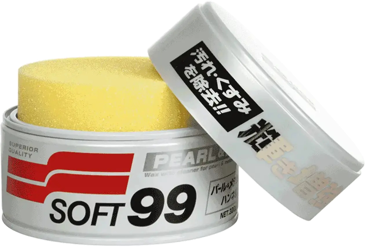 Мягкий воск для светлых авто SOFT99 Pearl & Metallic Soft Wax 320 фото 2