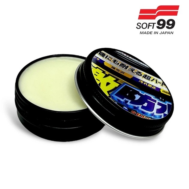 Твердий віск для темних авто SOFT99 Water Block Wax Blackфото2