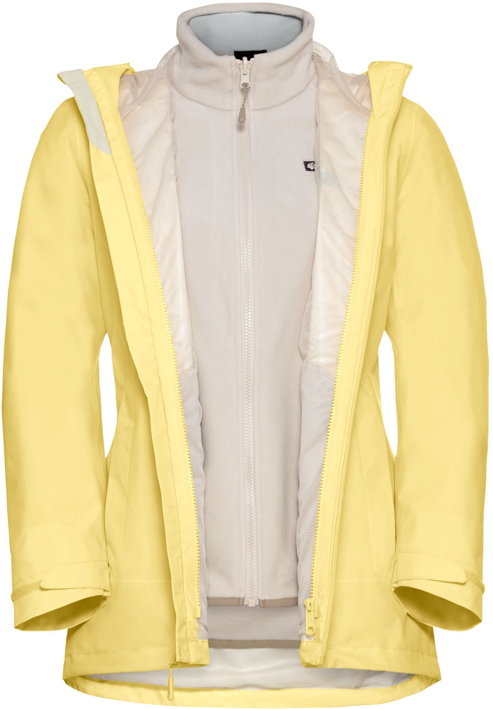 Куртка женская Jack Wolfskin Moonrise 3In1 Jkt W 1115621-M0064 M желтая фото 14