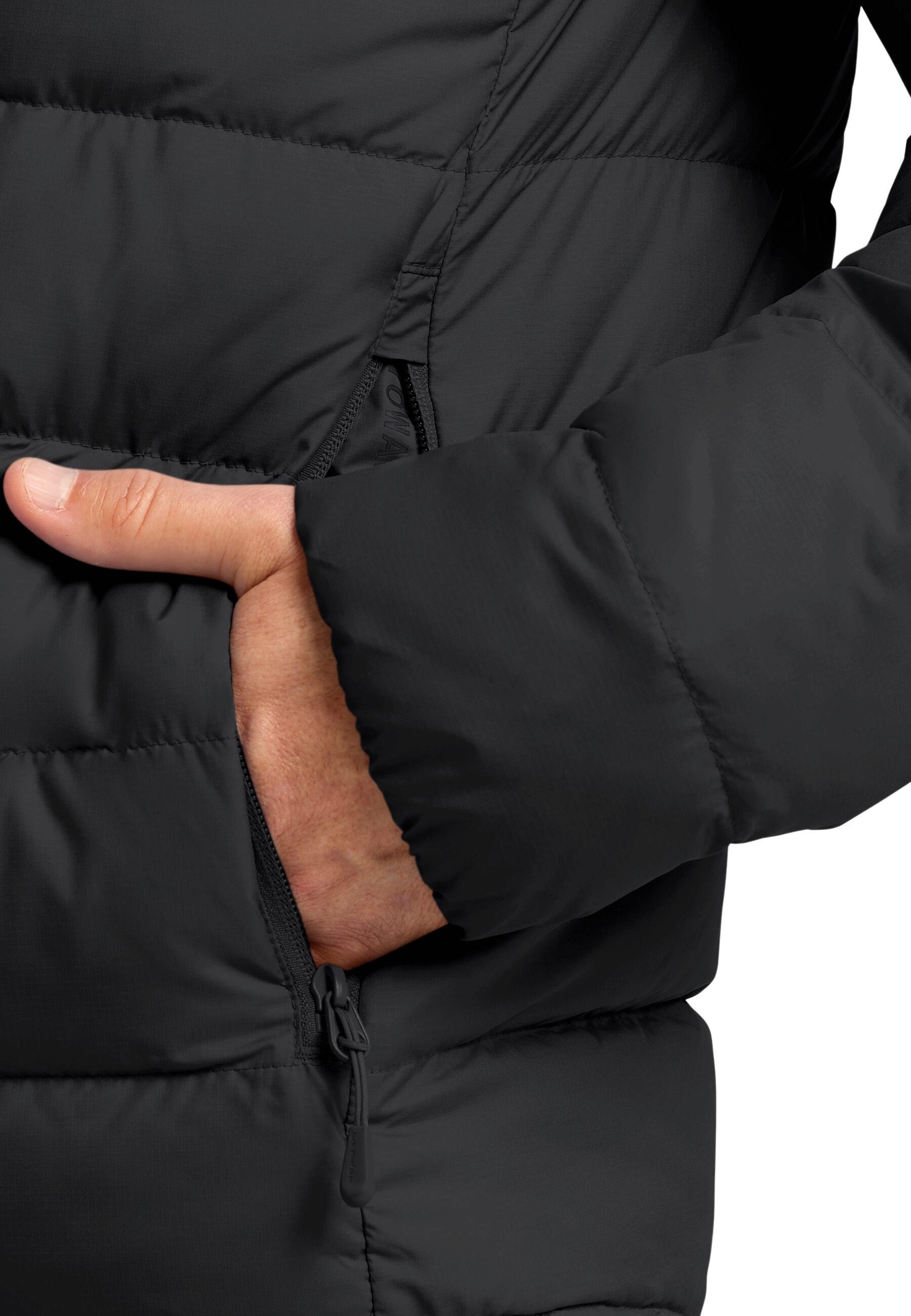 Пуховик мужской Jack Wolfskin Ather Down Hoody M Rds 1207671_6000 XXXXL чёрный фото 