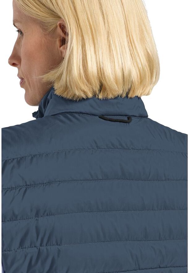 Жилетка пуховий жіночий Jack Wolfskin Pilvi Down Vest M Rds 1207771-C0412 XL темно-синяфото5
