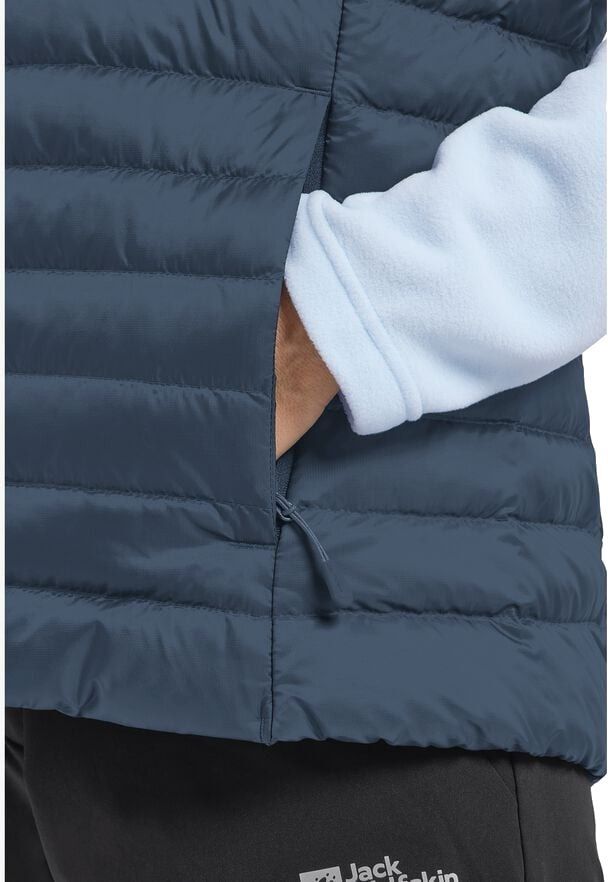 Жилетка пуховий жіночий Jack Wolfskin Pilvi Down Vest M Rds 1207771-C0412 XL темно-синяфото6