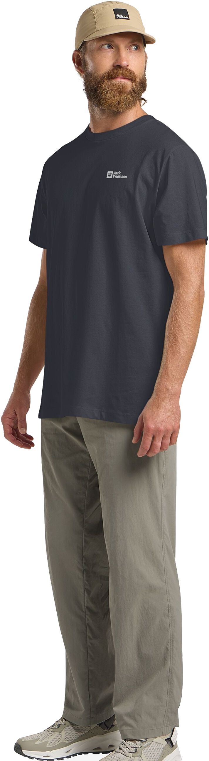 Футболка мужская Jack Wolfskin Essential T M 1808382-T0320 XXL синяя фото 6