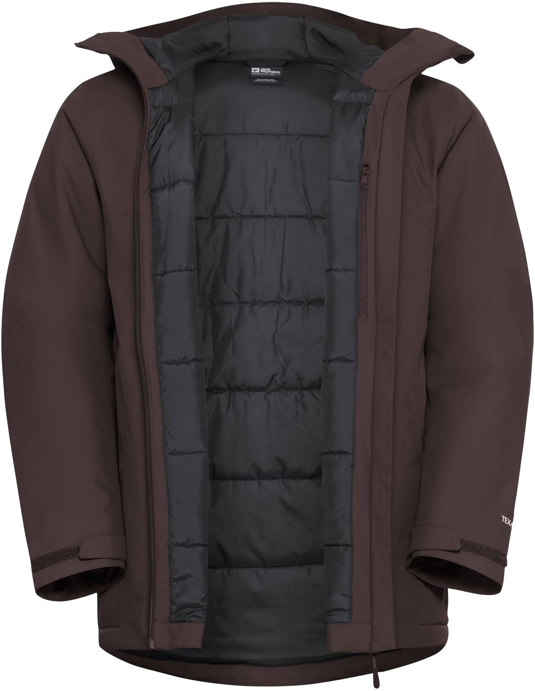 Куртка чоловіча Jack Wolfskin Wisper Ins Jkt M A61870-D0108 XXL коричневафото3