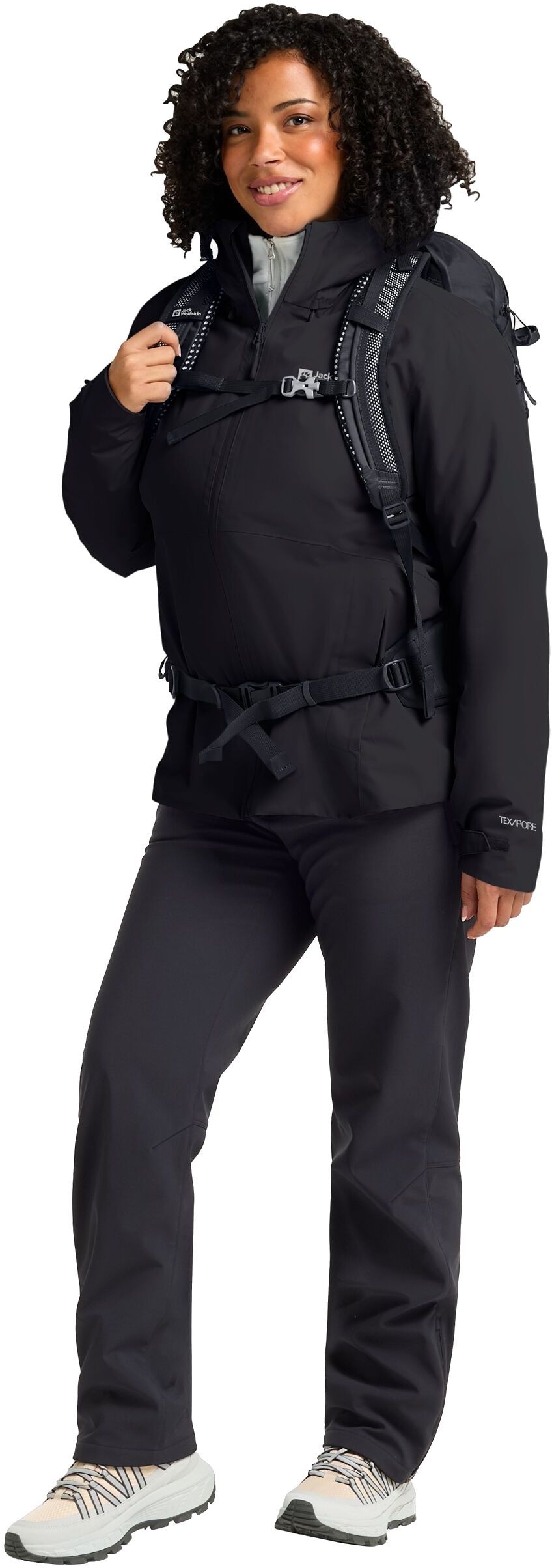 Куртка женская Jack Wolfskin Wisper Ins Jkt W A61893-6000 XS черная фото 11