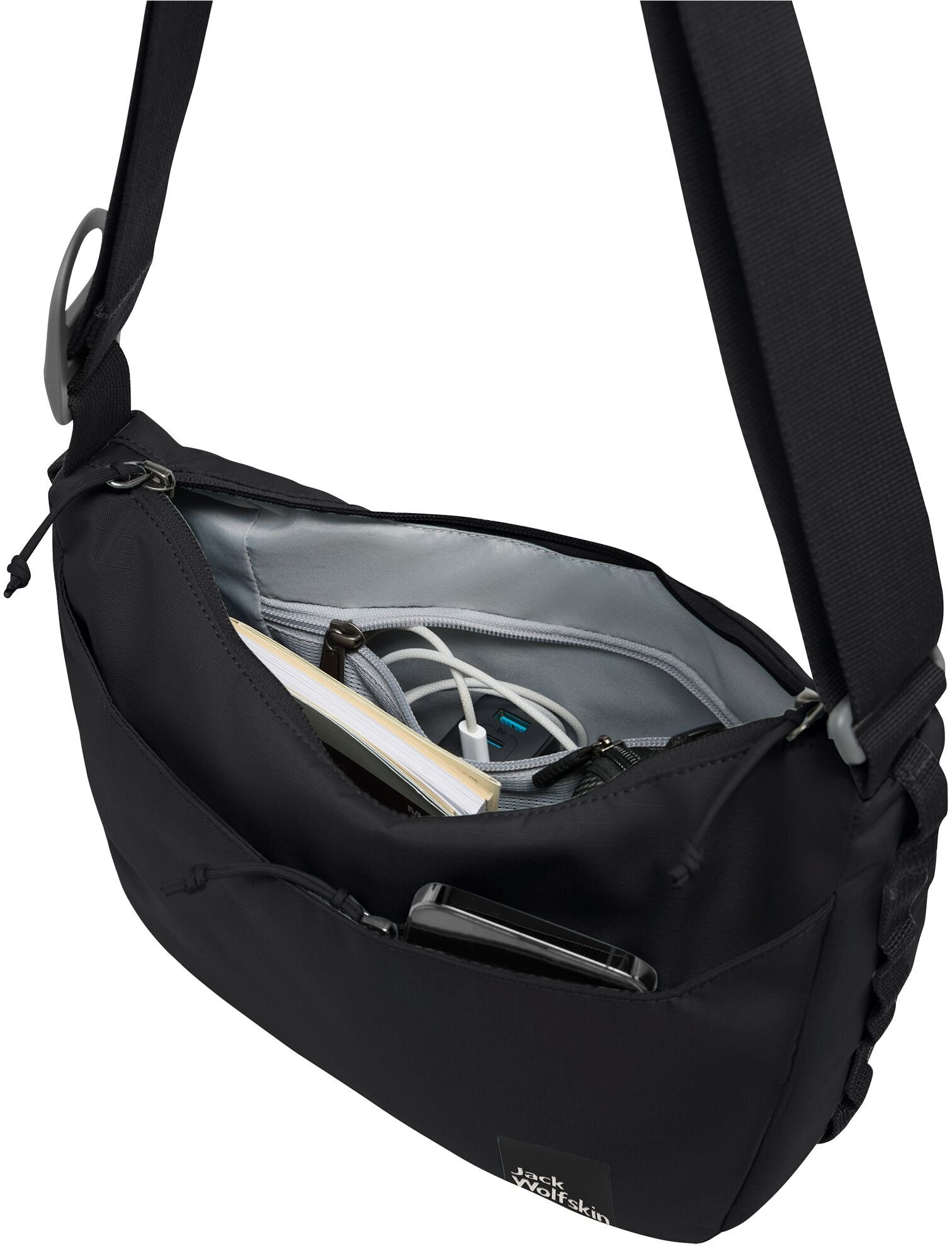 Сумка женская Jack Wolfskin Re A64024_6000 черная фото 4