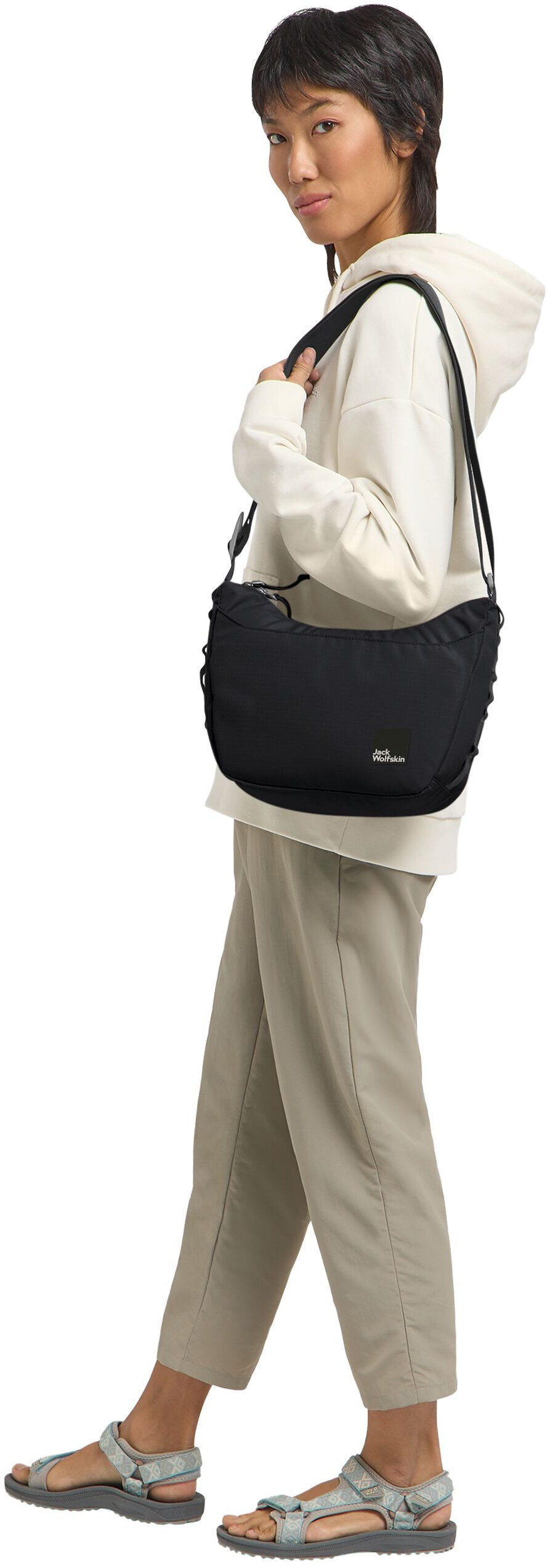 Сумка женская Jack Wolfskin Re A64024_6000 черная фото 9