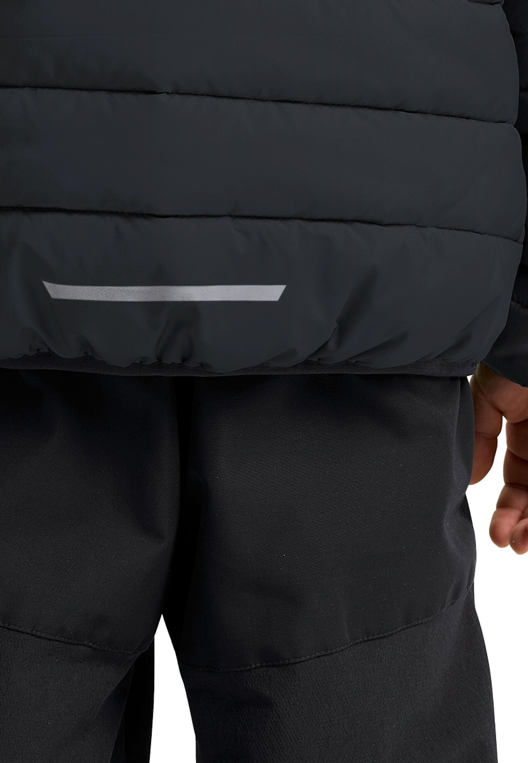 Пуховик дитячий Jack Wolfskin New Zenon Jacket K 176 темно-сірийфото8