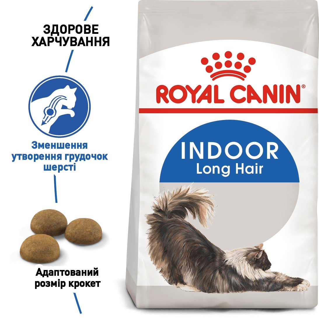 Сухой корм для домашніх котів Royal Canin Indoor LongHair 400 г фото 3
