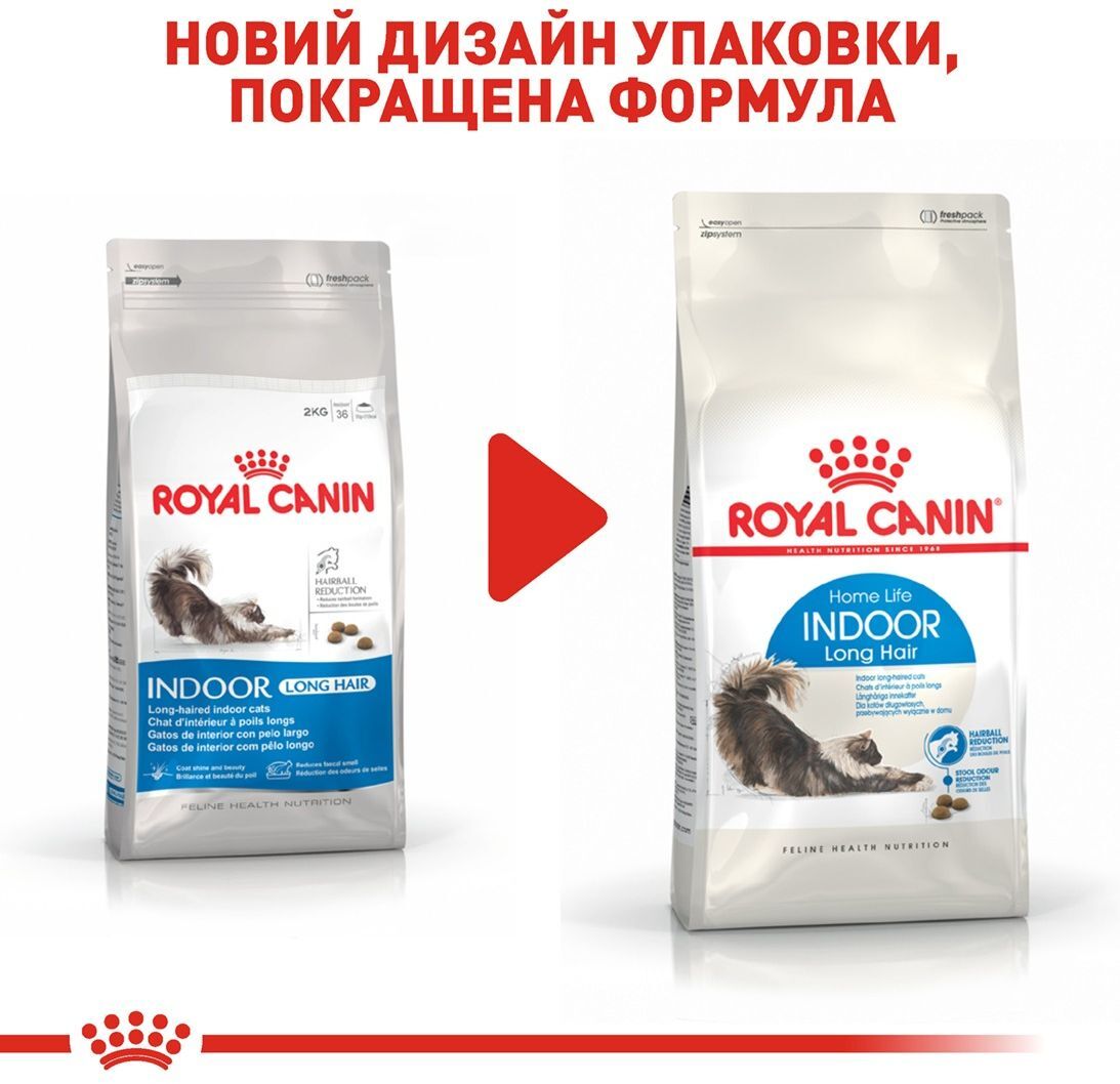 Сухой корм для домашніх котів Royal Canin Indoor LongHair 400 г фото 7