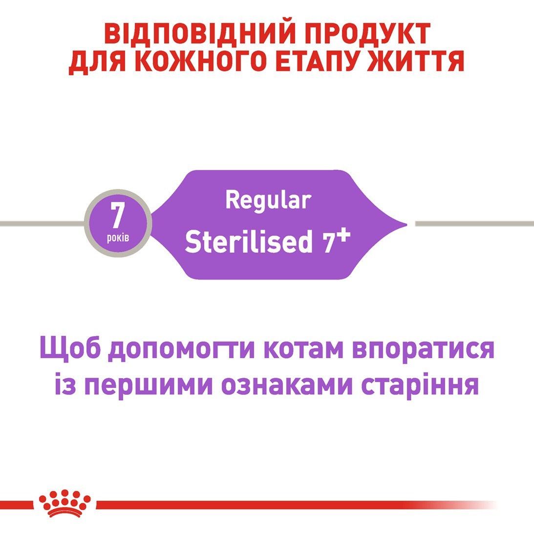Сухий корм для дорослих стерилізованих кішок Royal Canin Sterilised 7+ 400 гфото