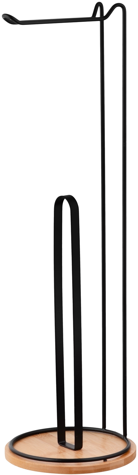 Тримач для туалетного паперу ARDESTO Minimalism 16.5х16.5х55см чорний (ARHB3112BT)фото