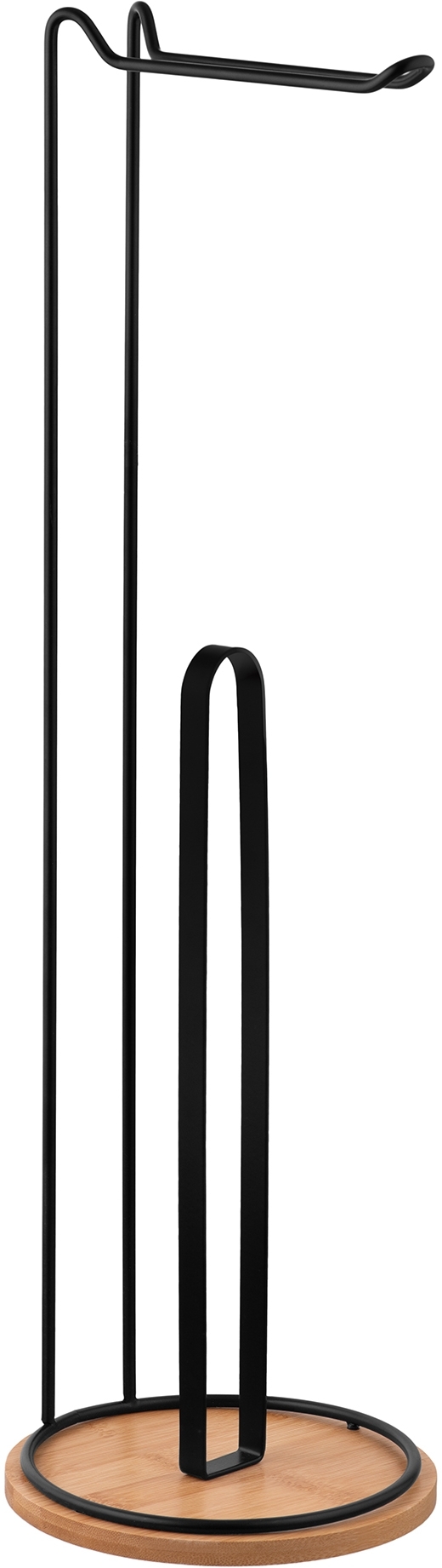 Тримач для туалетного паперу ARDESTO Minimalism 16.5х16.5х55см чорний (ARHB3112BT)фото