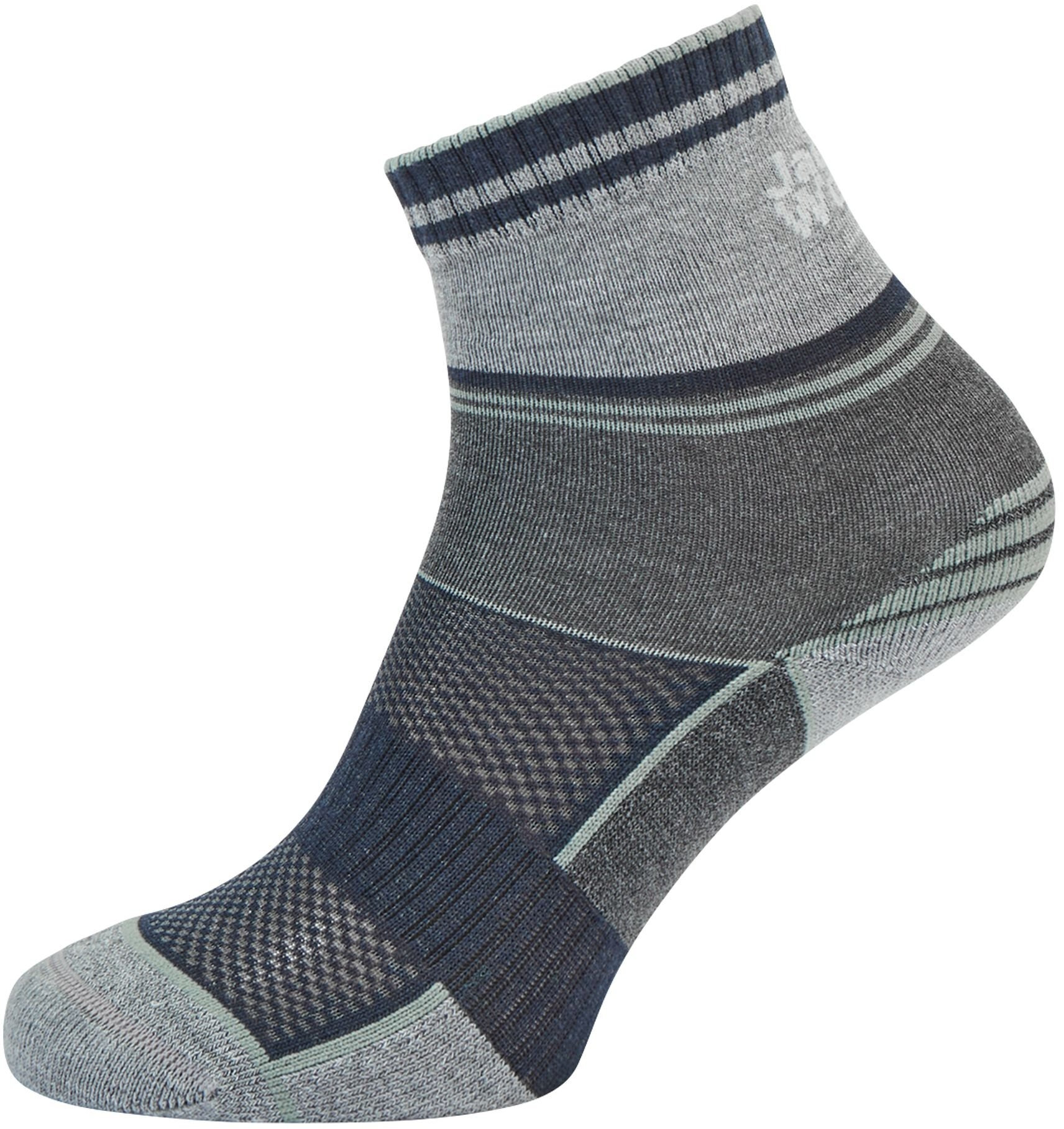 Шкарпетки трекінгові дитячі Jack Wolfskin Hike Sock Cl C K A63873_6324 2 пари 34-36 сіріфото5