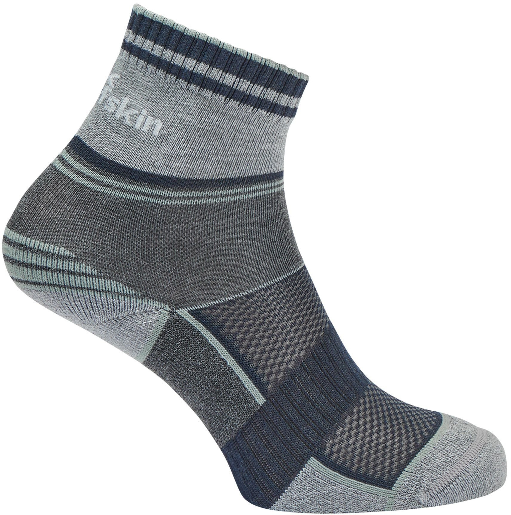 Шкарпетки трекінгові дитячі Jack Wolfskin Hike Sock Cl C K A63873_6324 2 пари 34-36 сіріфото3