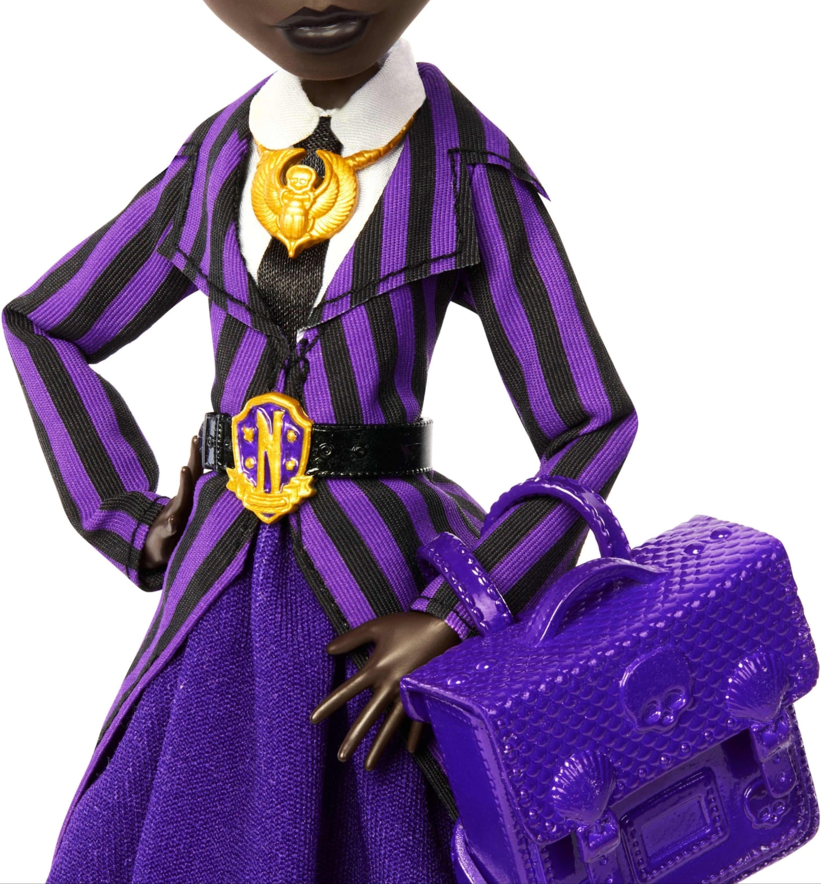 Кукла Бьянка в школьной форме, Monster High X Wednesday (JDR71) фото 4