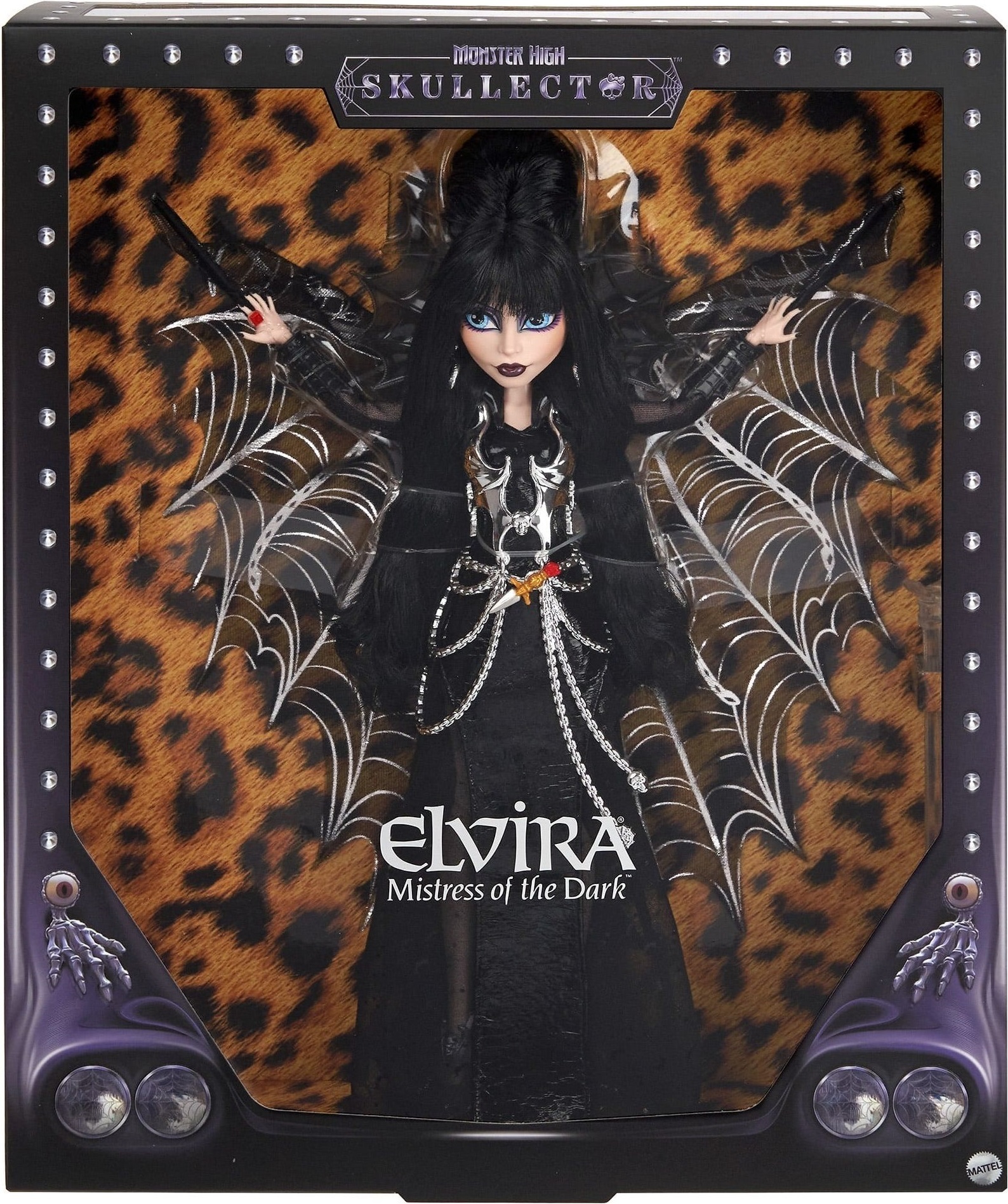 Кукла Эльвира из фильма "Эльвира - обладательница тьмы" Monster High Skullector (HYV99) фото 7