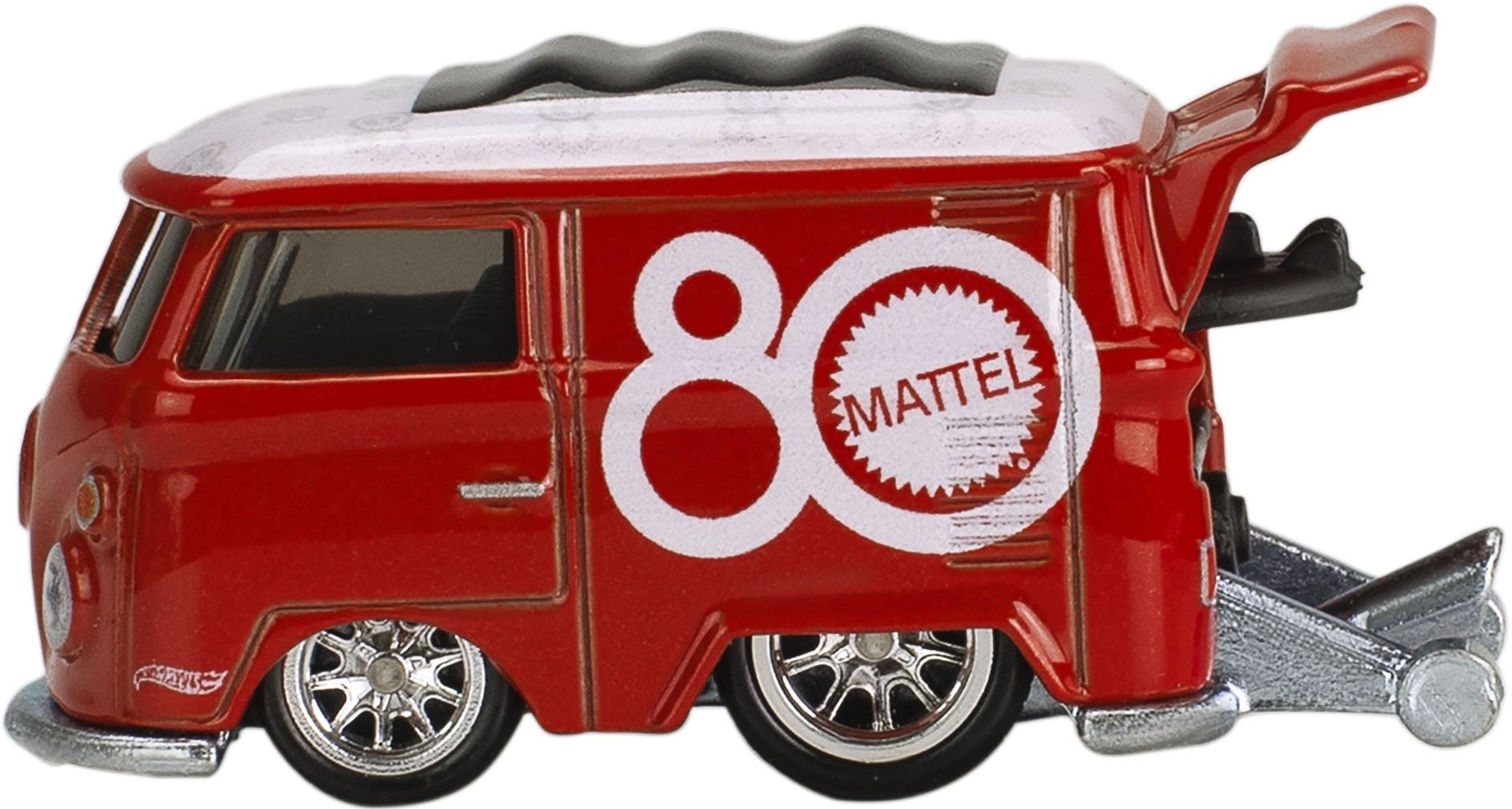 Колекційна модель Hot Wheels Volkswagen Kool Kombi Mattel 80th серії "Поп культура" (JBL68)фото