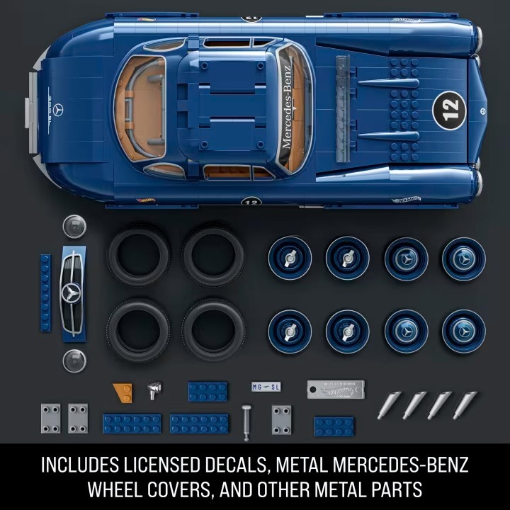 Машинка-конструктор Mattel "Mercedez-Benz 300 SL" (HWW25) фото 4