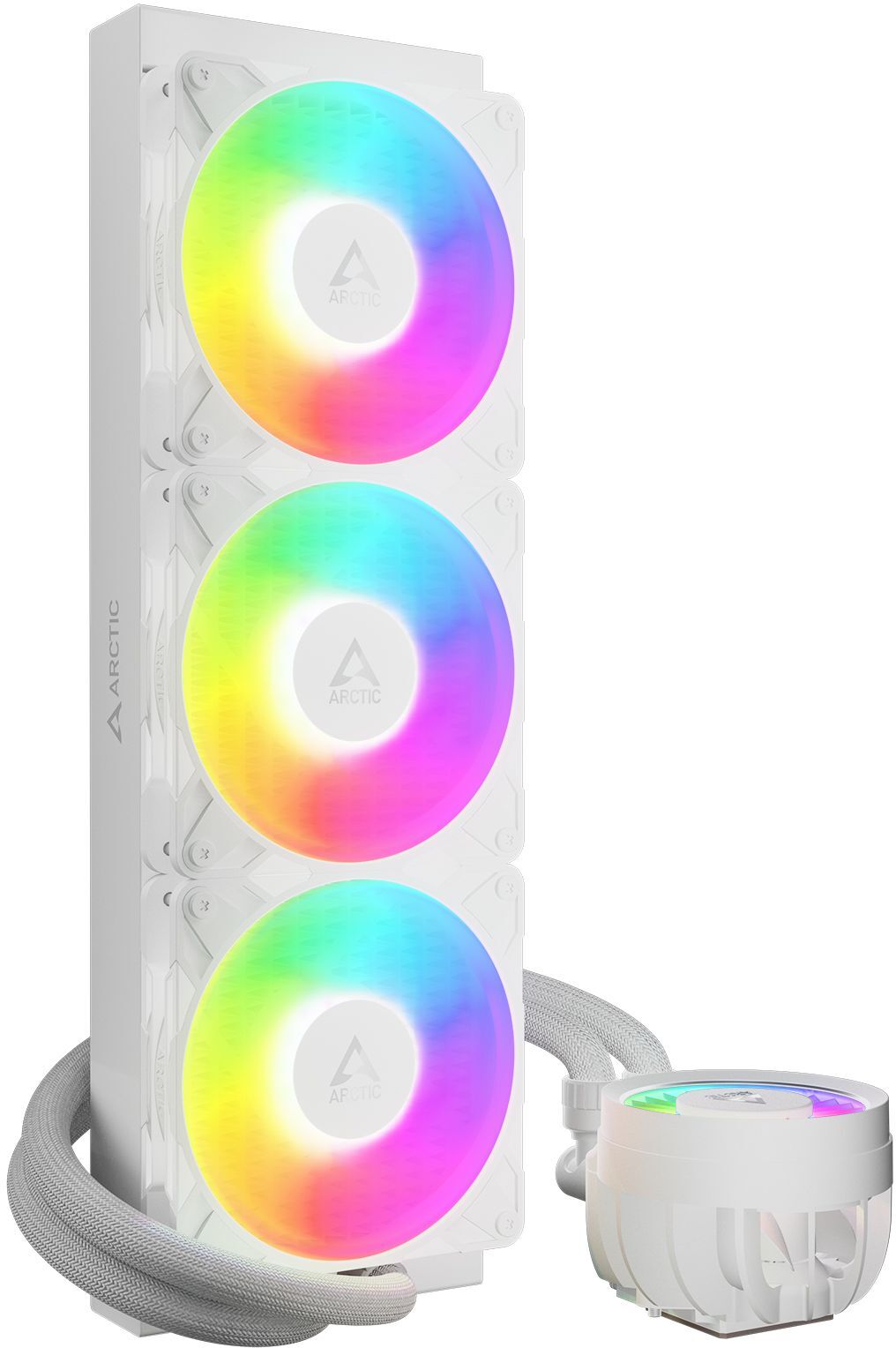 Система жидкосного охлаждения ARCTIC Liquid Freezer III Pro 360 A-RGB White (ACFRE00188A) фото 2