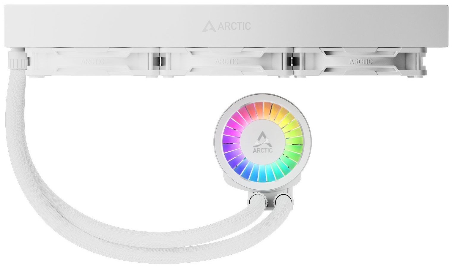 Система жидкосного охлаждения ARCTIC Liquid Freezer III Pro 360 A-RGB White (ACFRE00188A) фото 3