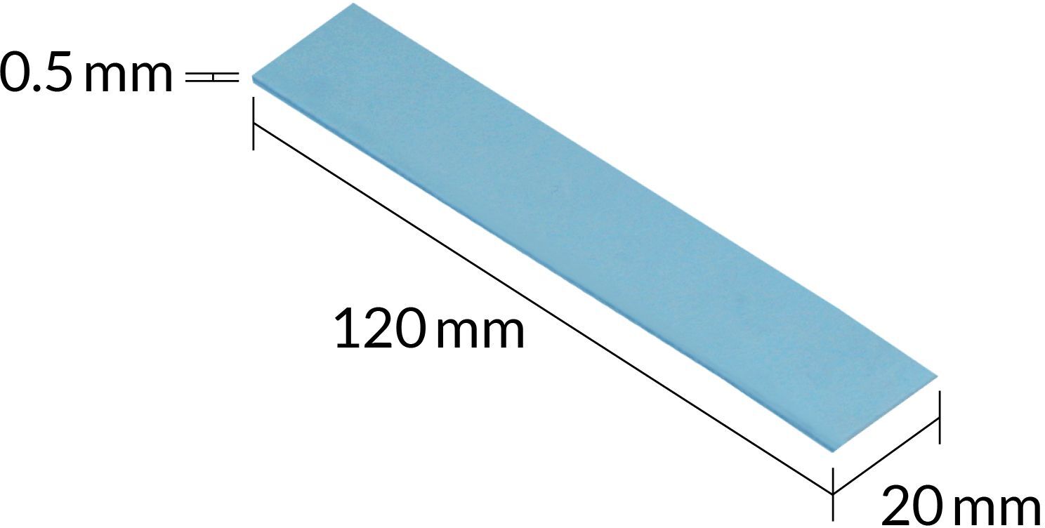 Набор термопрокладок ARCTIC TP-3 120x20x0,5 мм, 4 шт (ACTPD00055A) фото 4