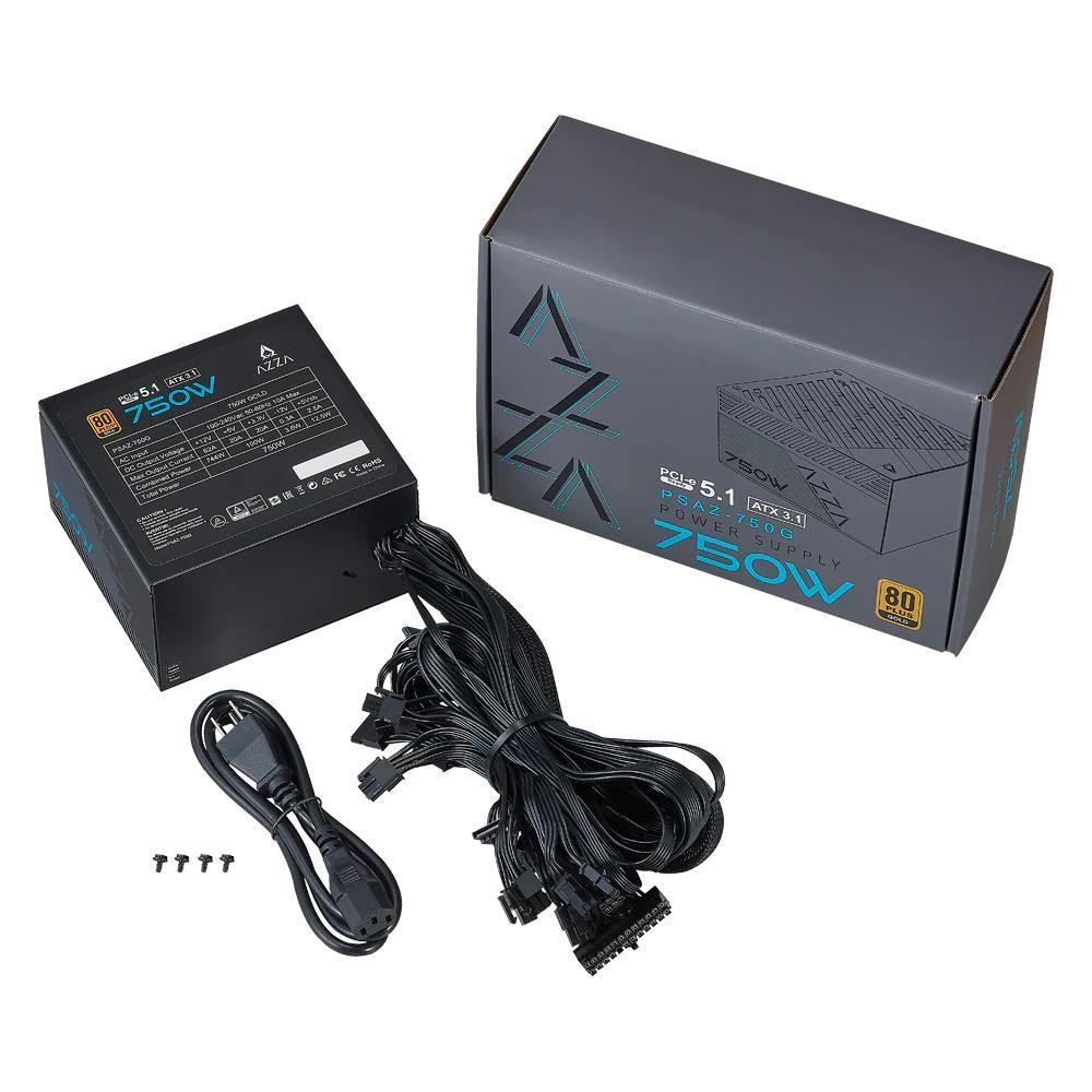 Блок живлення AZZA ATX 750W (PSAZ-750G(ATX 3.1))фото3