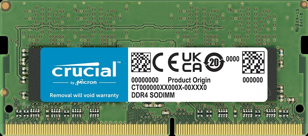 Пам’ять для ноутбука Crucial DDR4 32 ГБ (2x16 ГБ) 3200 МГц CL22 SODIMM (CT2K16G4SFRA32A)фото2