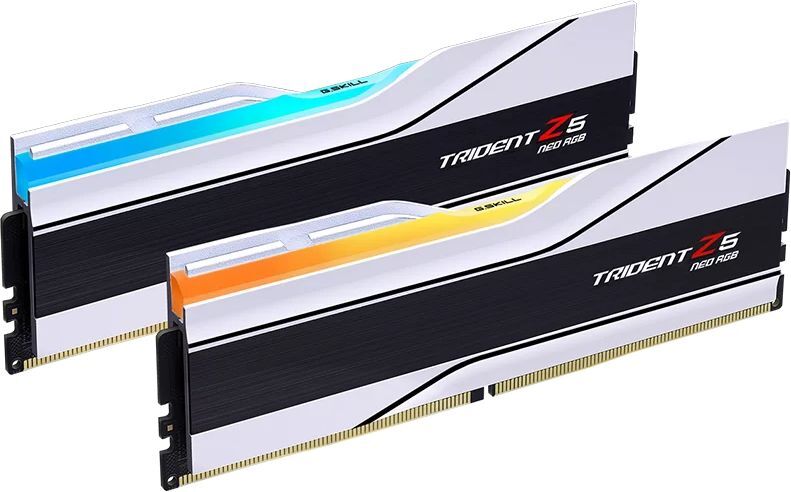 Пам’ять для ПК G.SKILL DDR5 48 ГБ (2x24 ГБ) 6400 МГц CL32 Trident Z5 Neo RGB AMD EXPO White (F5-6400J3239F24GX2-TZ5NRW)фото2