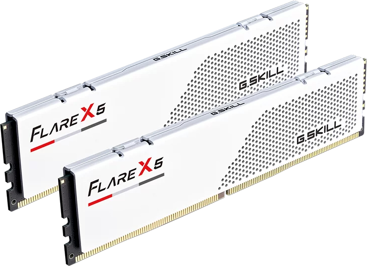 Пам’ять для ПК G.SKILL DDR5 32 ГБ (2x16 ГБ) 6400 МГц CL32 Flare X5 AMD EXPO White (F5-6400J3240G16GX2-FX5W)фото2