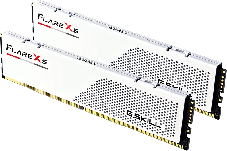 Пам’ять для ПК G.SKILL DDR5 32 ГБ (2x16 ГБ) 6400 МГц CL32 Flare X5 AMD EXPO White (F5-6400J3240G16GX2-FX5W)фото3