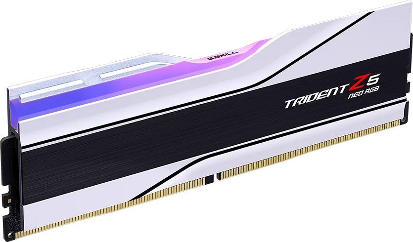 Память для ПК G.SKILL DDR5 48GB (2x24GB) 6000 MHz CL28 Trident Z5 Neo RGB AMD EXPO White (F5-6000J2836F24GX2-TZ5NRW) фото 3