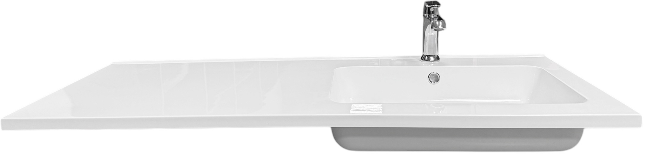 Набір для ванної Adamant Flat 120R, з сифоном Click-Clac (4824296208501)фото