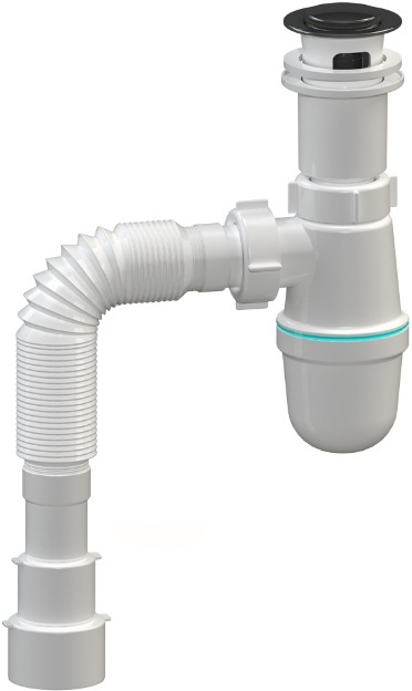 Набір для ванної Adamant Quanto 80, з сифоном Click-Clac (4824296208201)фото