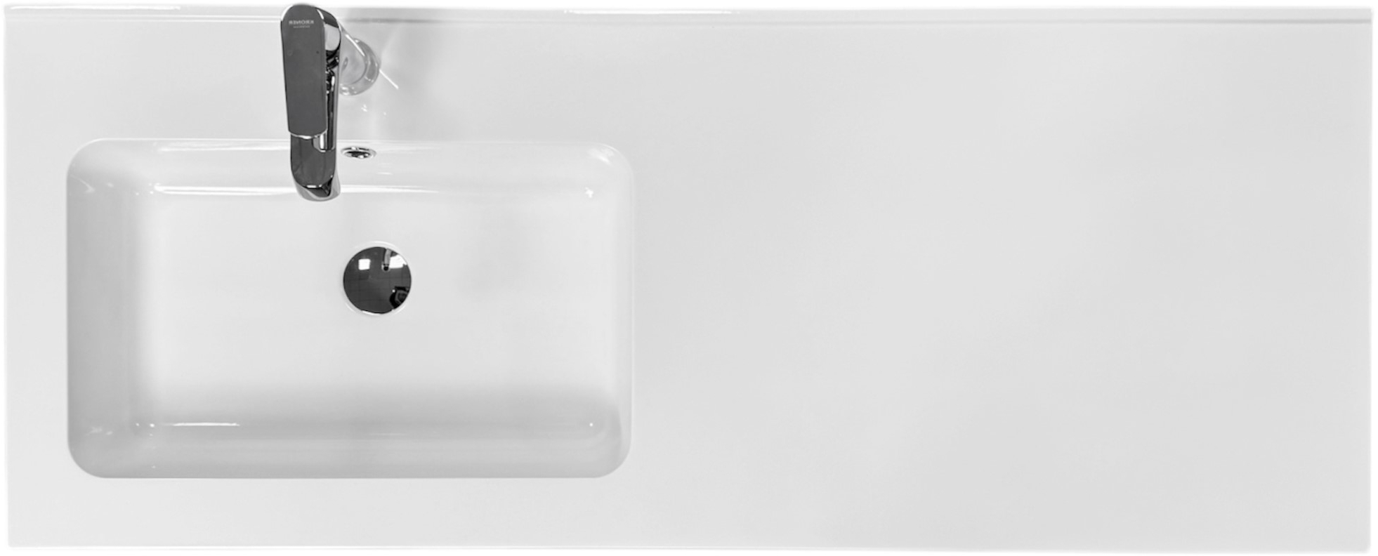 Набір для ванної Adamant Flat 120L, з сифоном Click-Clac (4824296208601)фото