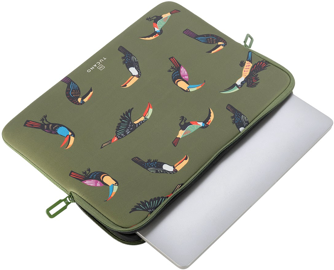 Чохол Tucano Tucani для ноутбука 13"/14", Green (BFTUC401314-V)фото