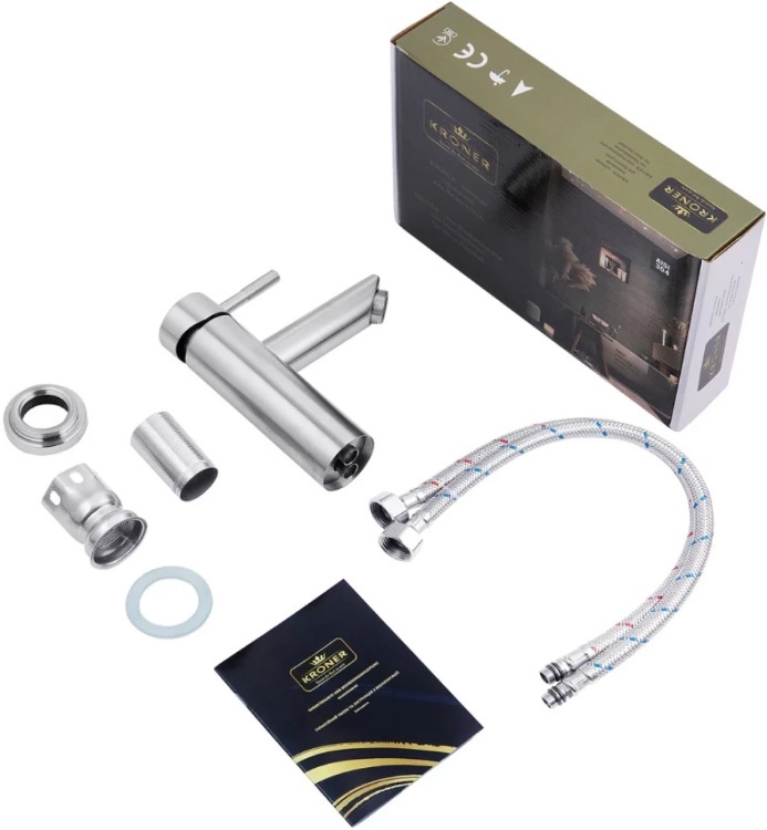 Набір для ванної Adamant Quanto 90, з сифоном Click-Clac (4824296208301)фото