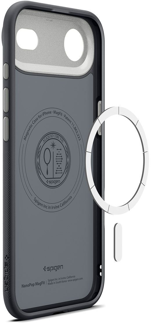 Чехол Spigen для Apple iPhone Air, Nano Pop MagFit, Black Sesame (ACS10301) фото 12