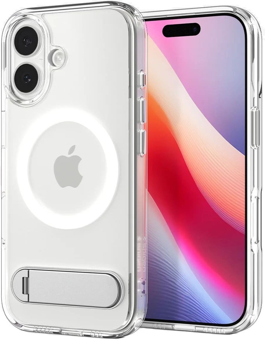 Чехол Spigen для Apple iPhone 17 Ultra Hybrid S MagFit, Clear White (ACS09981) фото 10