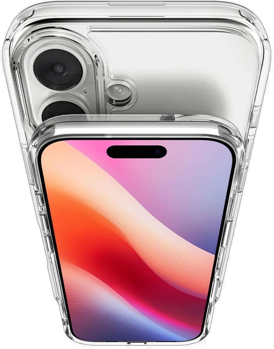 Чехол Spigen для Apple iPhone 17 Ultra Hybrid S MagFit, Clear White (ACS09981) фото 11