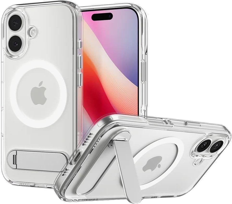 Чехол Spigen для Apple iPhone 17 Ultra Hybrid S MagFit, Clear White (ACS09981) фото 12