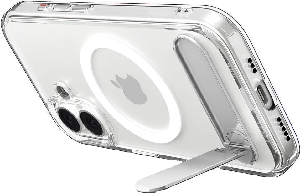 Чехол Spigen для Apple iPhone 17 Ultra Hybrid S MagFit, Clear White (ACS09981) фото 8