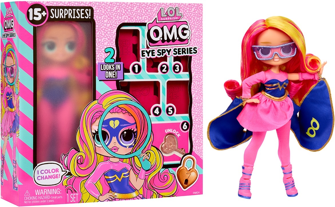 Ігровий набір з лялькою L.O.L. Surprise! серії "O.M.G." Eye Spy – Супергеройка (з аксес.) (542667)фото