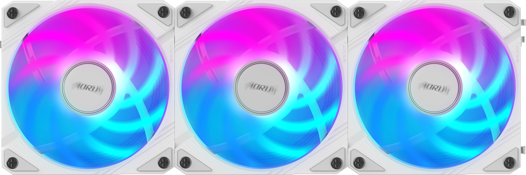 Корпусний вентилятор GIGABYTE 120MM ARGB (GP-ECFAN1203 ICE) фото2
